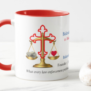 Focus on Christ - Mug - Balancing the Badge